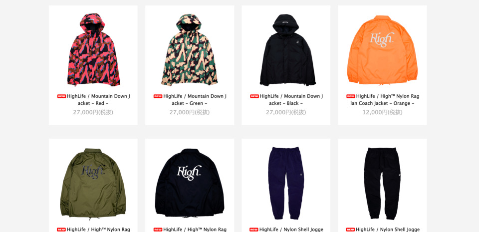 HighLife Online Store | ハイライフ公式オンラインストア