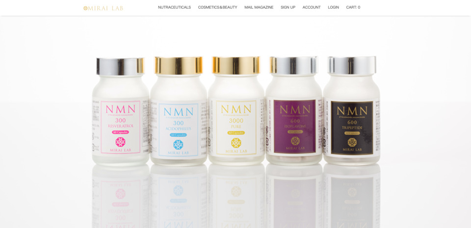 今話題のNMNサプリメント | ミライラボ公式オンラインショップ | 新興和製薬株式会社