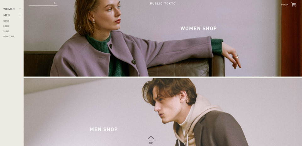 PUBLIC TOKYO ONLINE STORE