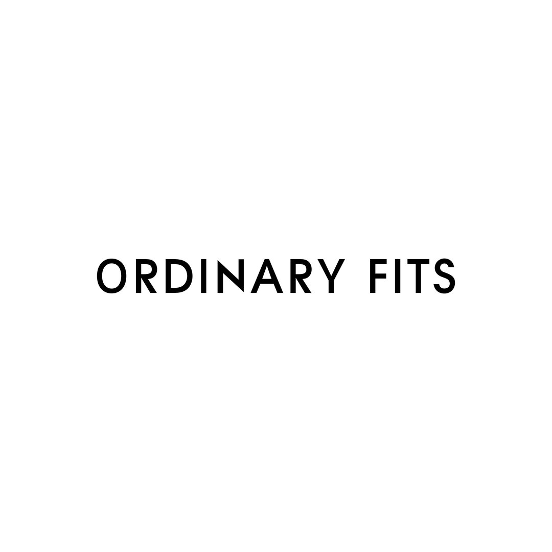 ORDINARY FITS